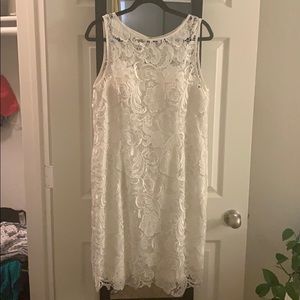 White cocktail dress